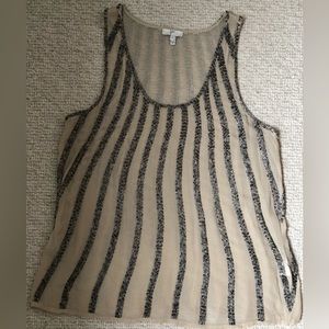 Joie Silk Sequin Blouse.